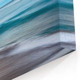 Coastal Wall Art – Tranquil Beach Horizon Ocean Art Print for Nautical Décor