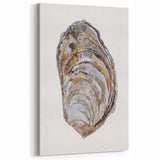 Coastal Wall Art - Nautical Oyster Shell Design for Seaside Living Decor