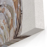 Coastal Wall Art - Nautical Oyster Shell Design for Seaside Living Decor