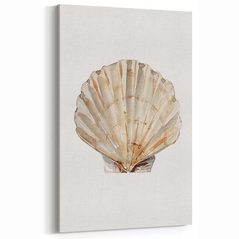 Coastal Wall Art - Nautical Seashell Beach-Themed Decor for Seaside Homes