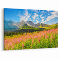 Slovakia Scenery Prints – Flower Fields and Mountains Slovakia Artwork