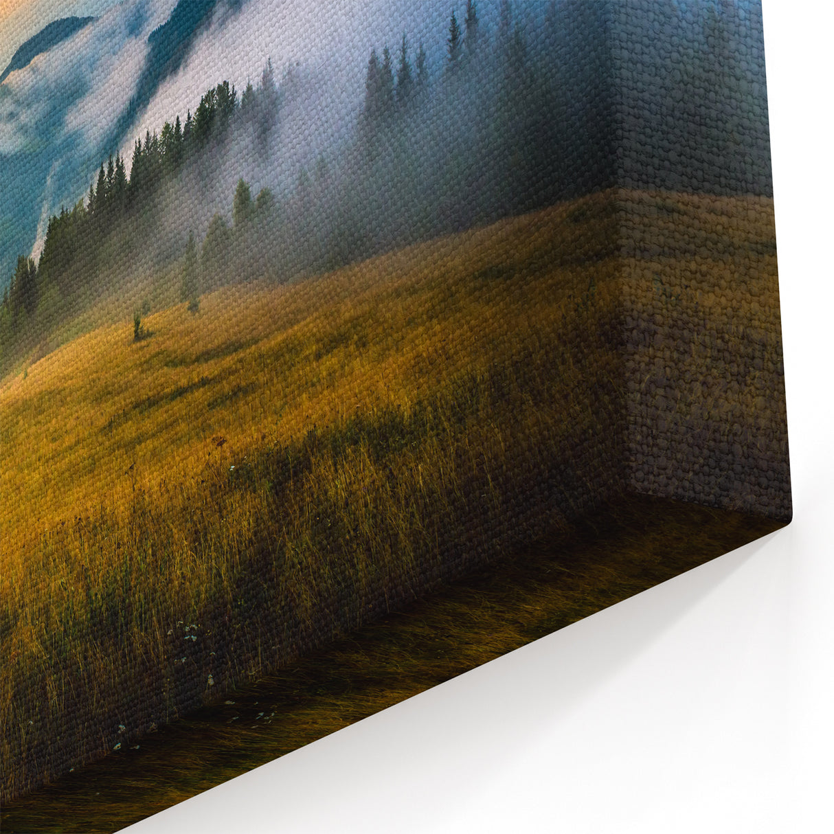 Ukrainian Landscape Art – Stunning Sunset Over Ukraine Mountains Print