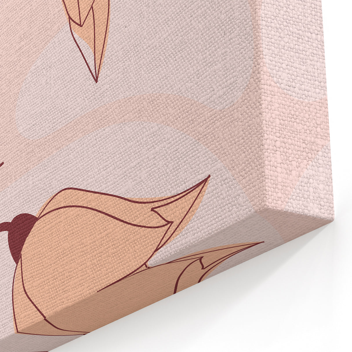 Bohemian Floral Wall Art | Elegant Boho Decor Canvas | Artistic Print