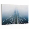 Ukraine Framed Art – Minimalist Bridge in Mist Scenic Wall Prints