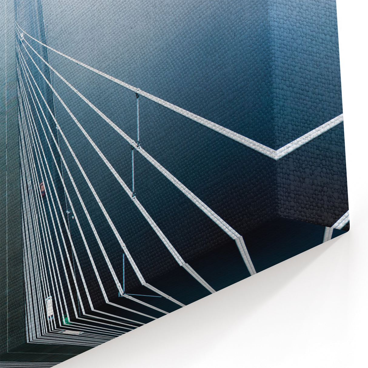 Ukraine Framed Art – Minimalist Bridge in Mist Scenic Wall Prints