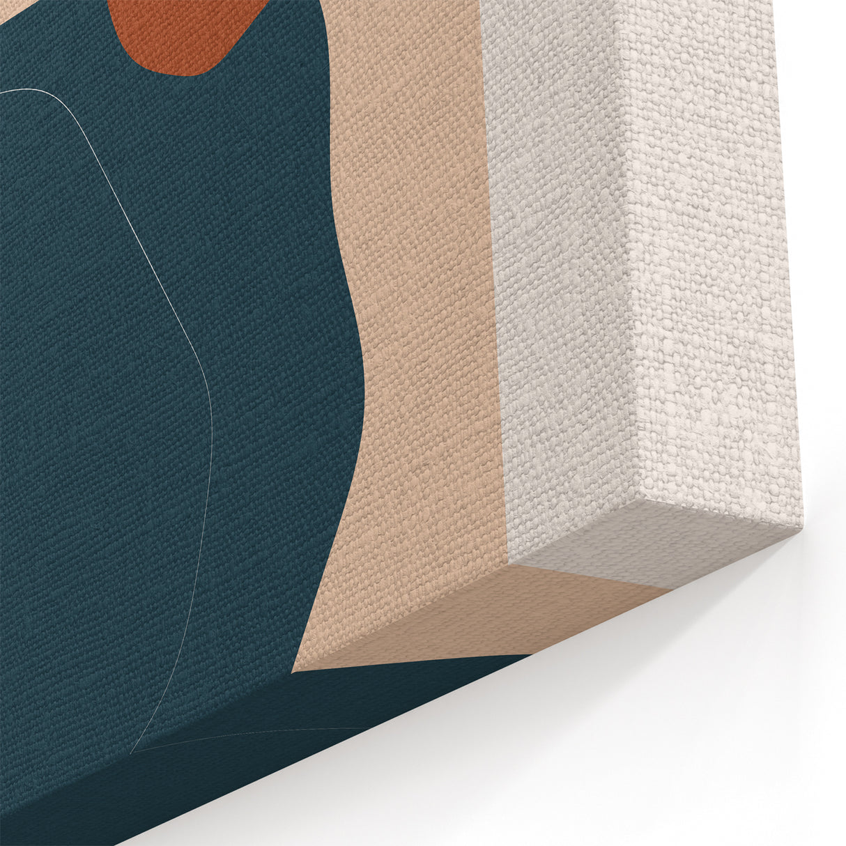 Abstract Boho Wall Art | Earthy Bohemian Decor Canvas | Artistic Print