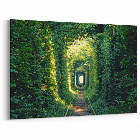 Ukrainian Art Prints – Tunnel of Love, Scenic Green Forest Wall Art