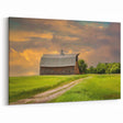 Rustic Barn in North Dakota Fields - Scenic Photography & Framed Art