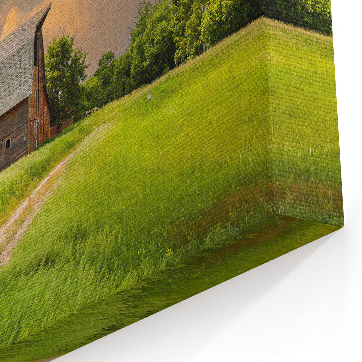 Rustic Barn in North Dakota Fields - Scenic Photography & Framed Art