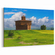 Wooden Structure in North Dakota Fields - Scenic Landscape Art Prints