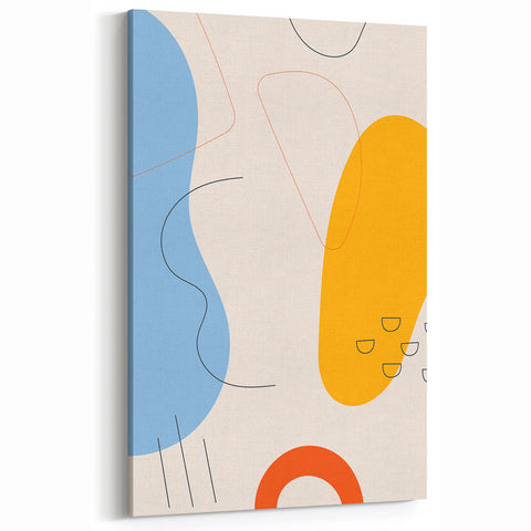 Bohemian Wall Art | Eclectic Boho Decor Canvas | Vibrant Abstract Art Print