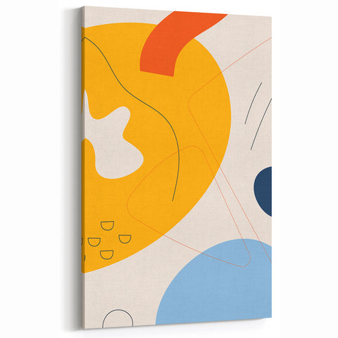 Bohemian Wall Art | Eclectic Boho Decor Canvas | Vibrant Abstract Art Print