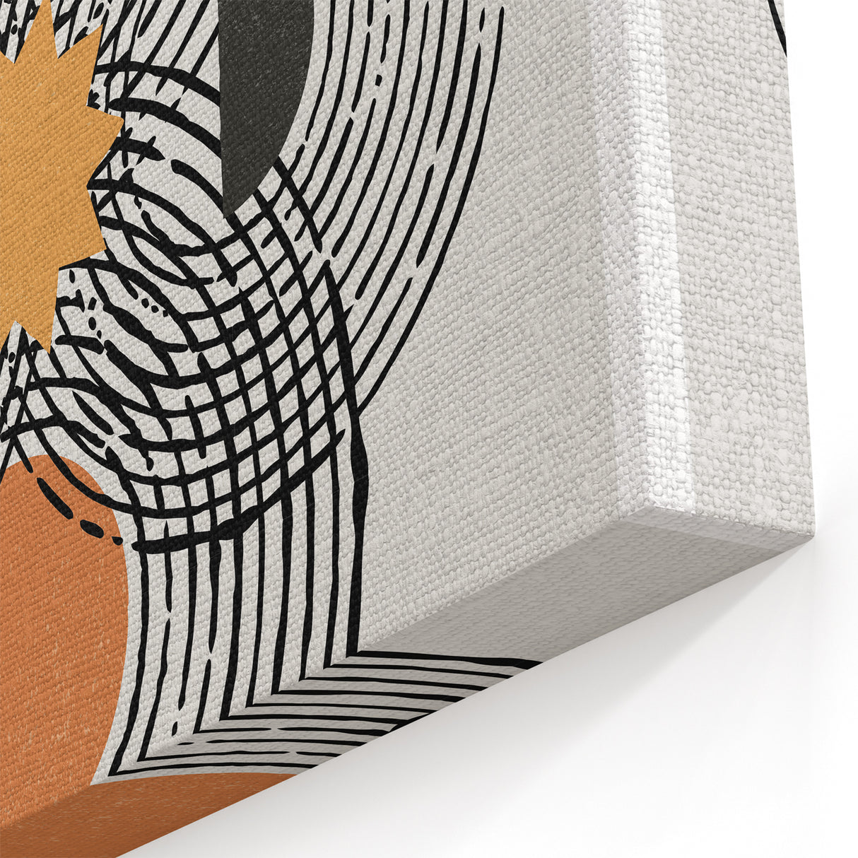 Bohemian Wall Art | Geometric Boho Decor Canvas | Artistic Abstract Print