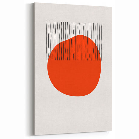 Bohemian Wall Art | Abstract Boho Decor Canvas | Bold Modern Art Print