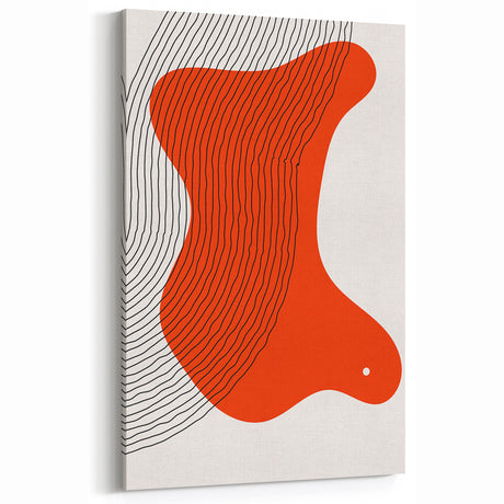 Bohemian Wall Art | Bold Boho Decor Canvas | Abstract Modern Art Print