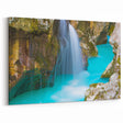 Scenic Slovenia Prints - Tranquil Waterfall Canvas Art