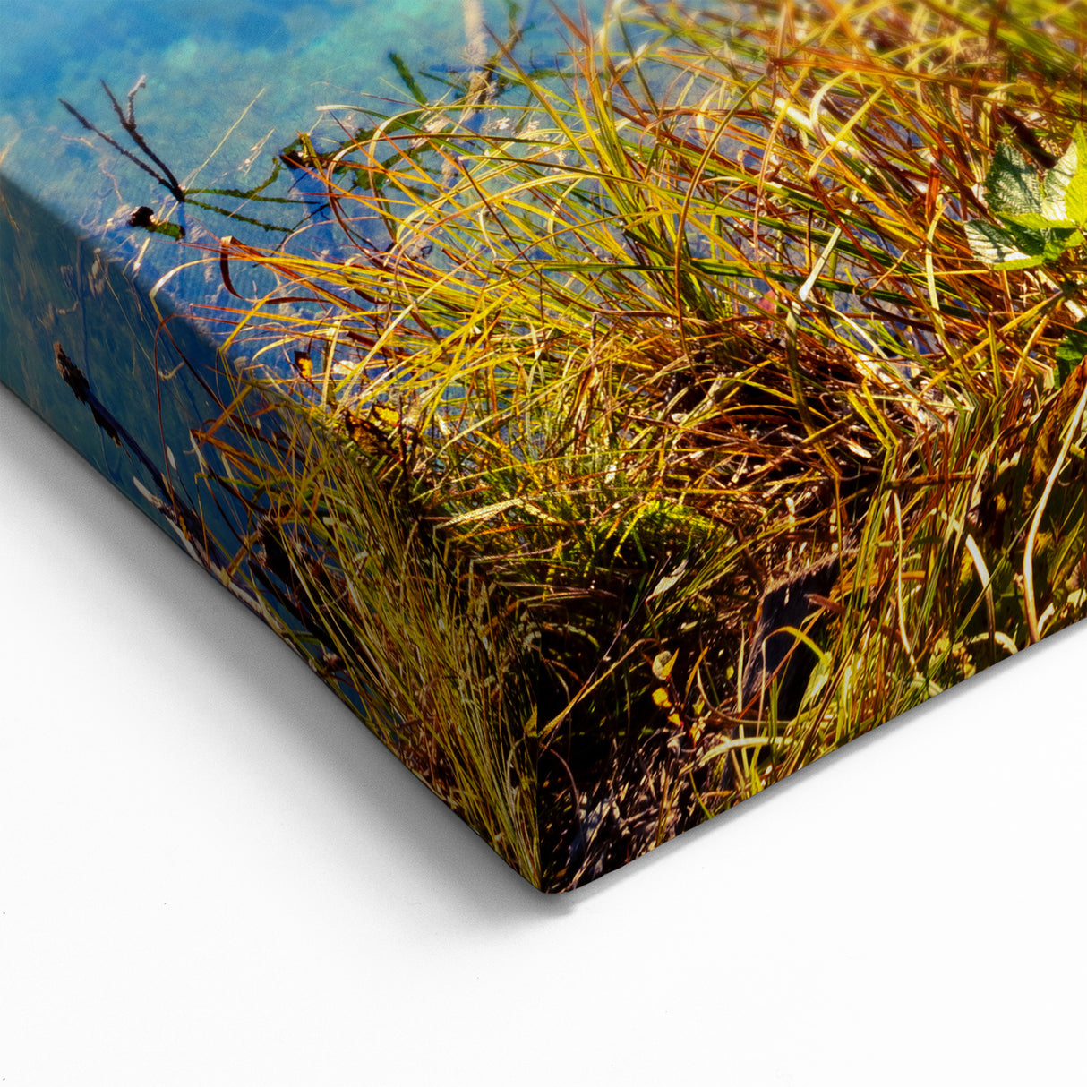 Slovenia Landscape Art - Alpine Lake Reflection Canvas
