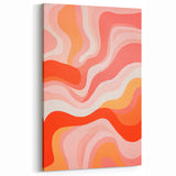 Maximalist Wall Art - Bold Abstract Waves for Eclectic Home Decor