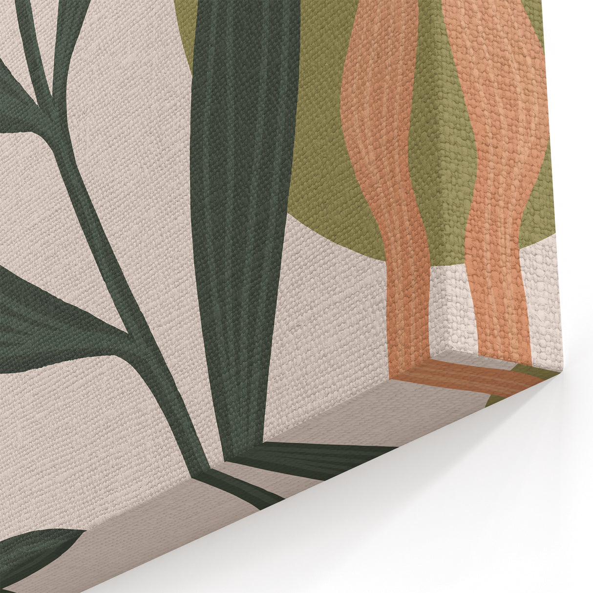 Bohemian Wall Art | Eclectic Boho Decor Canvas | Artistic Plant Print