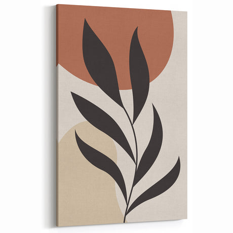 Boho Chic Wall Art | Minimalist Plant Print | Eclectic Bohemian Decor