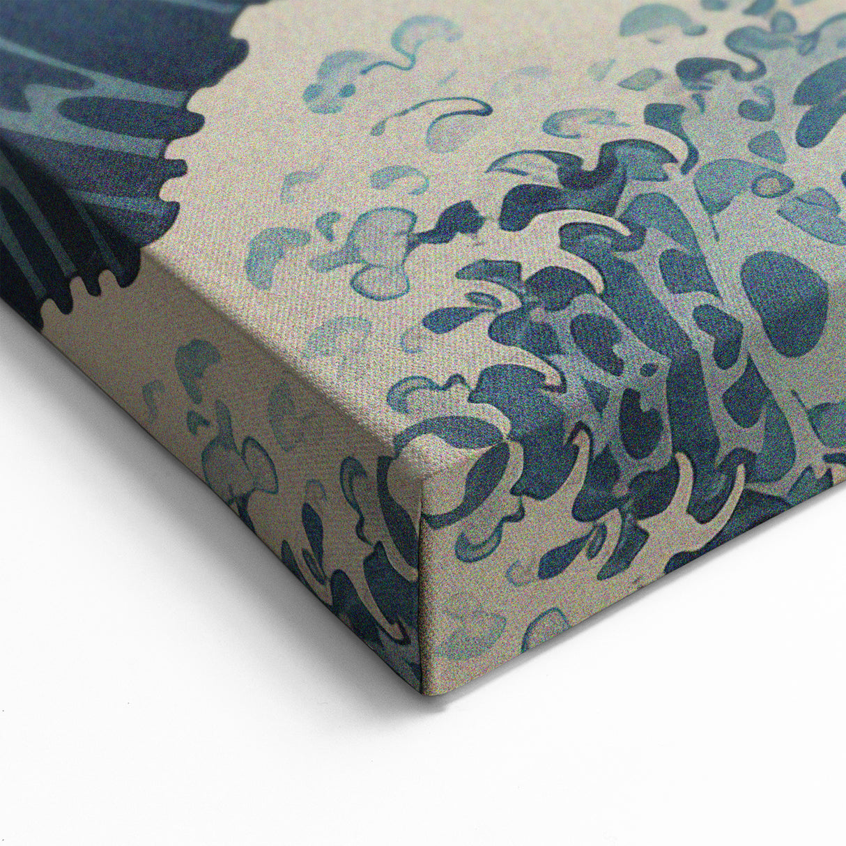 Electric Ocean Waves Wall Art – Abstract Vibrant Electric Art Print