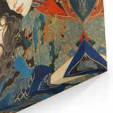 Electric Art Canvas – Vibrant Abstract Electric Painting of Dreamy Figures