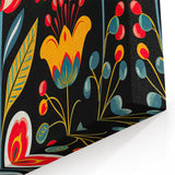 Scandinavian Wall Decor | Vibrant Floral Nordic Art Print
