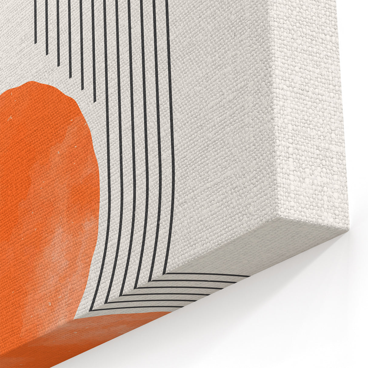 Boho Wall Art | Abstract Geometric Arch Design | Modern Boho Canvas