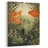 Electric Wall Art – Vibrant Underwater Scene with Fish Electric Art Print