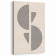 Boho Wall Art | Modern Geometric Line Design | Minimalist Canvas