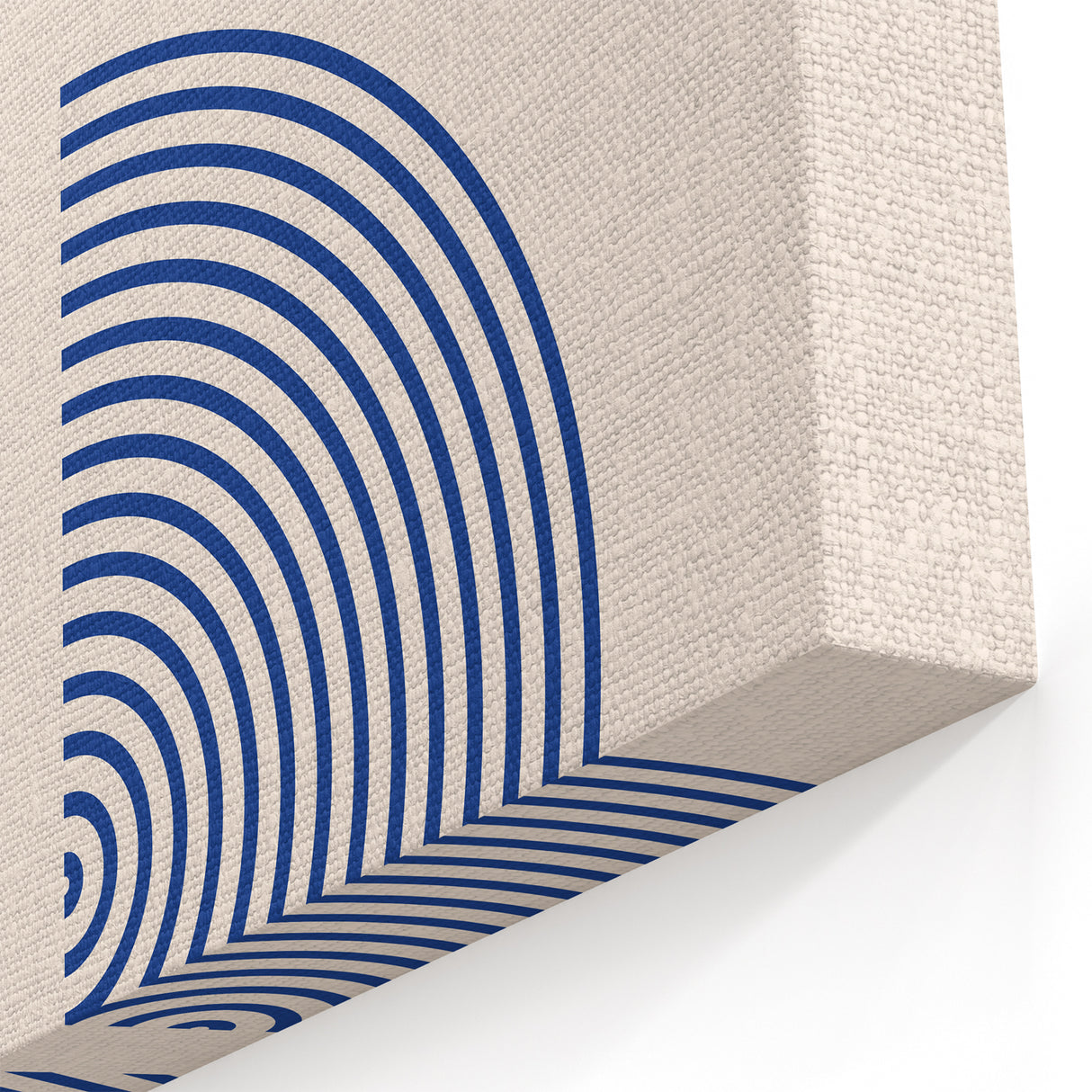 Boho Wall Art | Abstract Geometric Royal Blue Print | Modern Decor