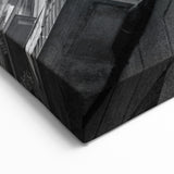 Barcelona Canvas Prints - Urban Architectural Perspective in Black & White
