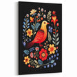 Scandinavian Wall Decor | Vibrant Nordic Bird Art Print | Hygge-Inspired