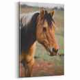 Rustic Farmhouse Art - Close-Up Horse Portrait for Rustic Wall Decor