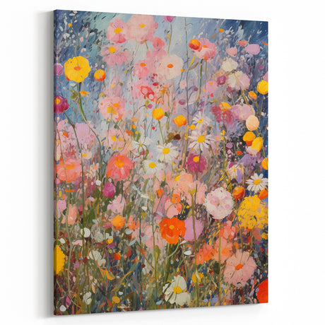 Electric Wall Art: Vibrant Floral Explosion - Modern Electric Decor