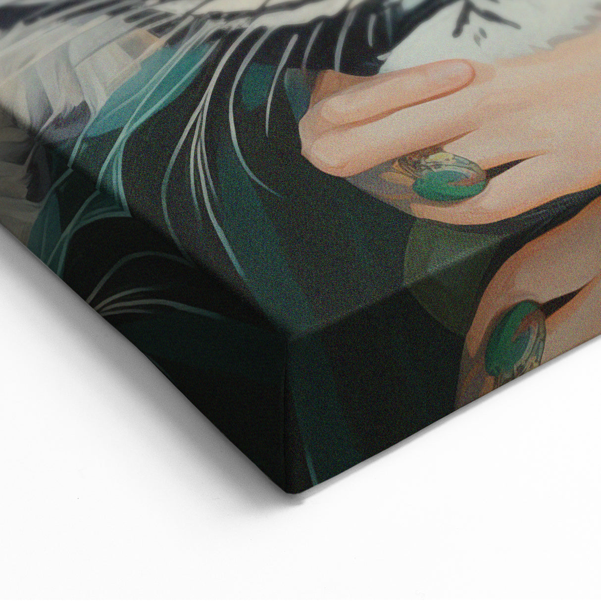 Electric Wall Art: Bold Woman and Tiger - Modern Electric Decor