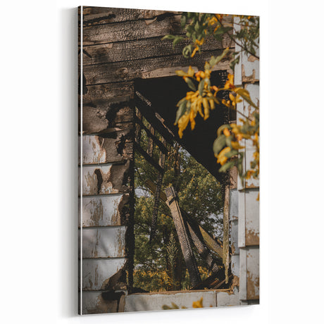 Vintage-Inspired Rustic Wall Art - Burnt Wood and Nature Rustic Decor