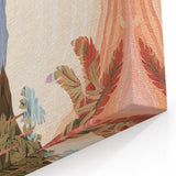 Electric Wall Art: Abstract Tropical Oasis - Modern Electric Decor