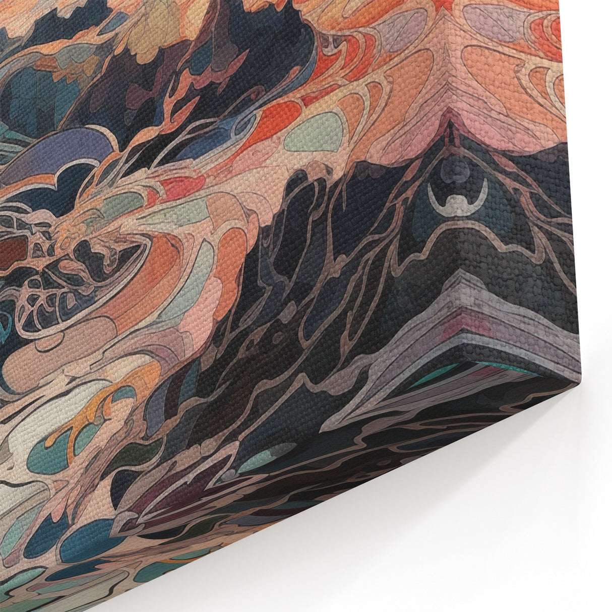 Electric Wall Art: Dreamlike Sunrise Landscape - Modern Electric Decor