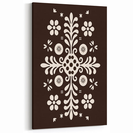 Minimalist Scandinavian Wall Decor | Nordic Floral Art Print | Hygge Style