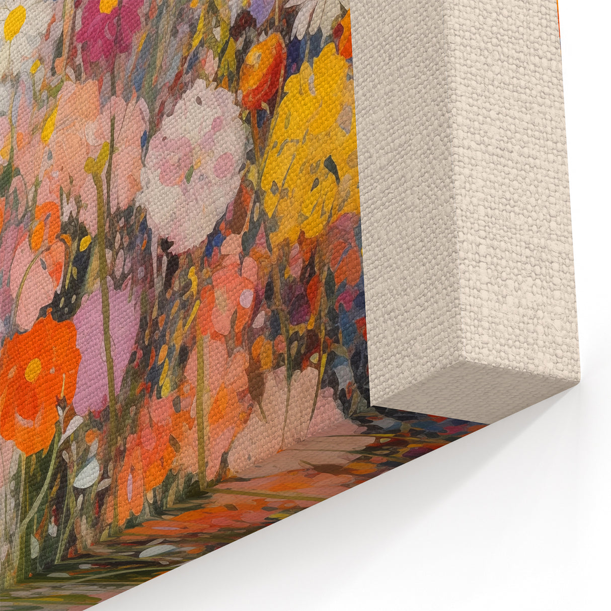 Electric Wall Art: Vibrant Wildflowers Bloom - Modern Electric Decor
