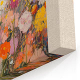 Electric Wall Art: Vibrant Wildflowers Bloom - Modern Electric Decor
