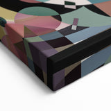 Electric Wall Art: Multi-Dimensional Abstract Face - Modern Electric Decor