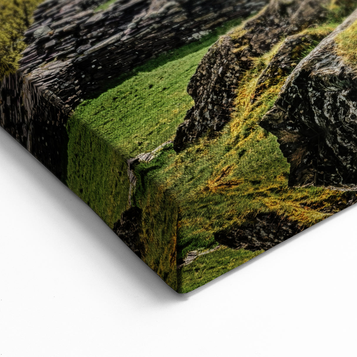 Snowdonia Castle View - Wales Canvas Print, Scenic Wales Landscape Art