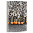 Rustic Fall Wall Art - Pumpkins and Cornstalks for Farmhouse Decor