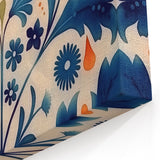Scandinavian Wall Art | Bold Floral Nordic Art Print | Hygge Style