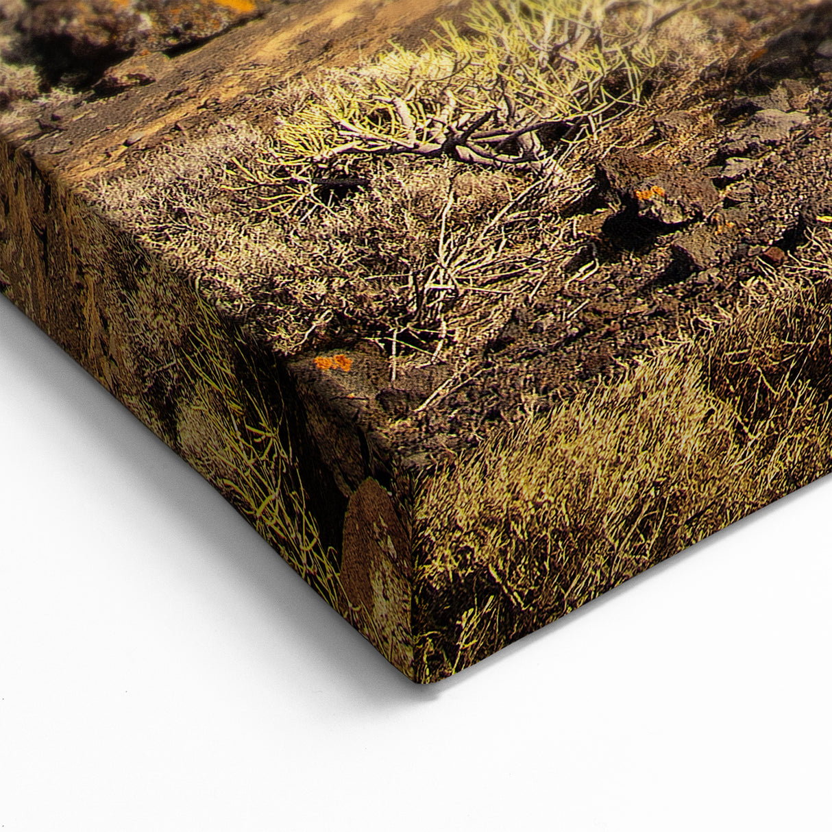 Canary Islands Wall Art – Rugged Mountain Landscape Under Dramatic Sky