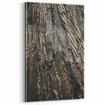 Rustic Textured Abstract Wall Art – Farmhouse Decor with Wood Finish