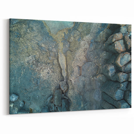 Canary Islands Landscape Art – Volcanic Rock Formation with Natural Texture