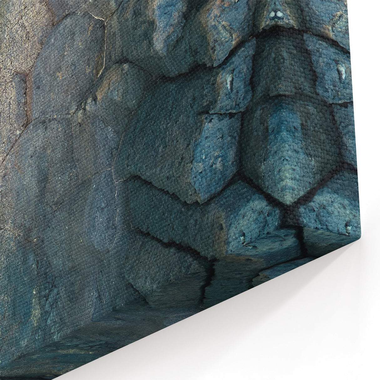 Canary Islands Landscape Art – Volcanic Rock Formation with Natural Texture